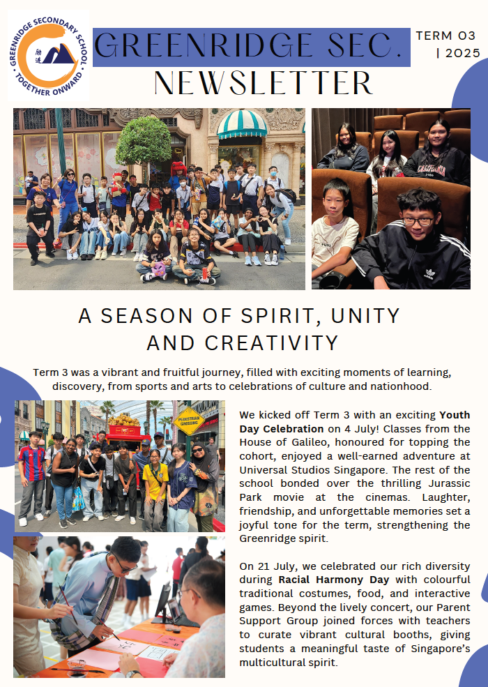 Newsletter Term 3